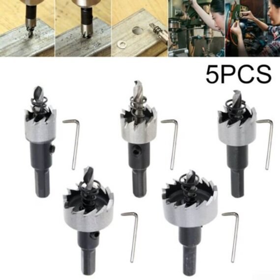 drill bit hole set for metal 5 pcs