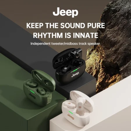 🎧😍𝑱𝒆𝒆𝒑 JP-EW011 TWS True Wireless Bluetooth Earphones🎧 HiFi Sound Wireless Earbuds Noise Cancellation HD Calls Headset，【New Customer Only】🛒Get yours Now👇